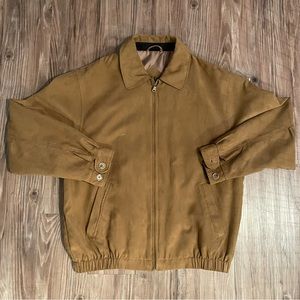 vintage lightweight zip up work jacket